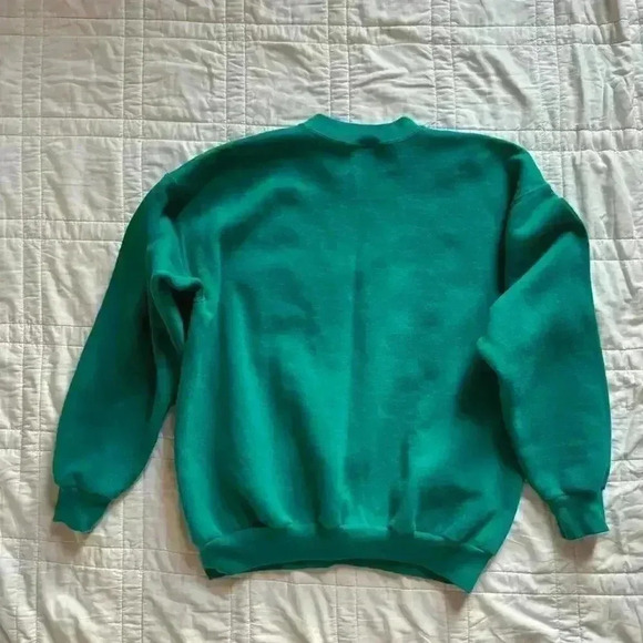 Vintage crewneck sweatshirt women's large angel stars embellished cottagecore - Picture 2 of 8